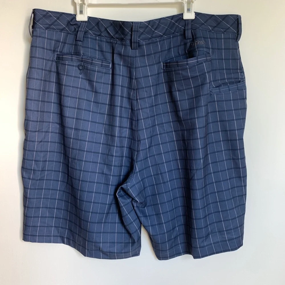 Reebok Golf Men's Blue Plaid‎ Shorts
